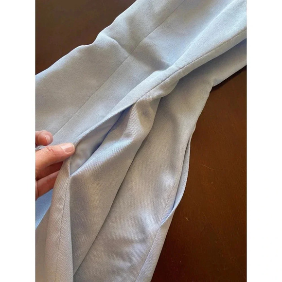 Chelsea28 Powder Blue Rear Zip Sleeveless Career Dress NEW FLAW Size L - Picture 12 of 12